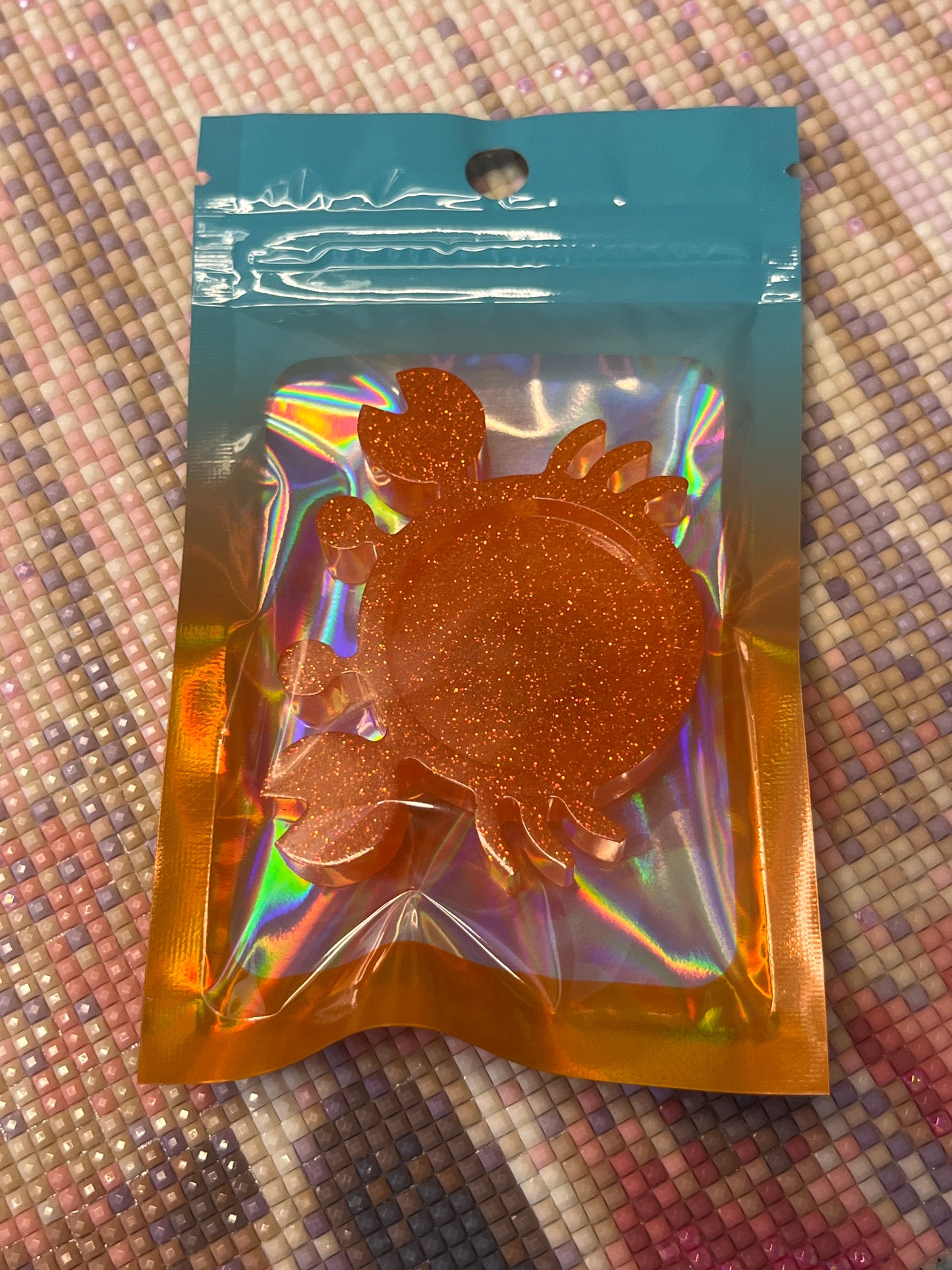 Resin Crab Trash Tray Cover Minder