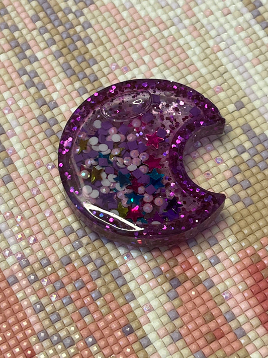 Resin Shaker Purple Moon Cover Minder