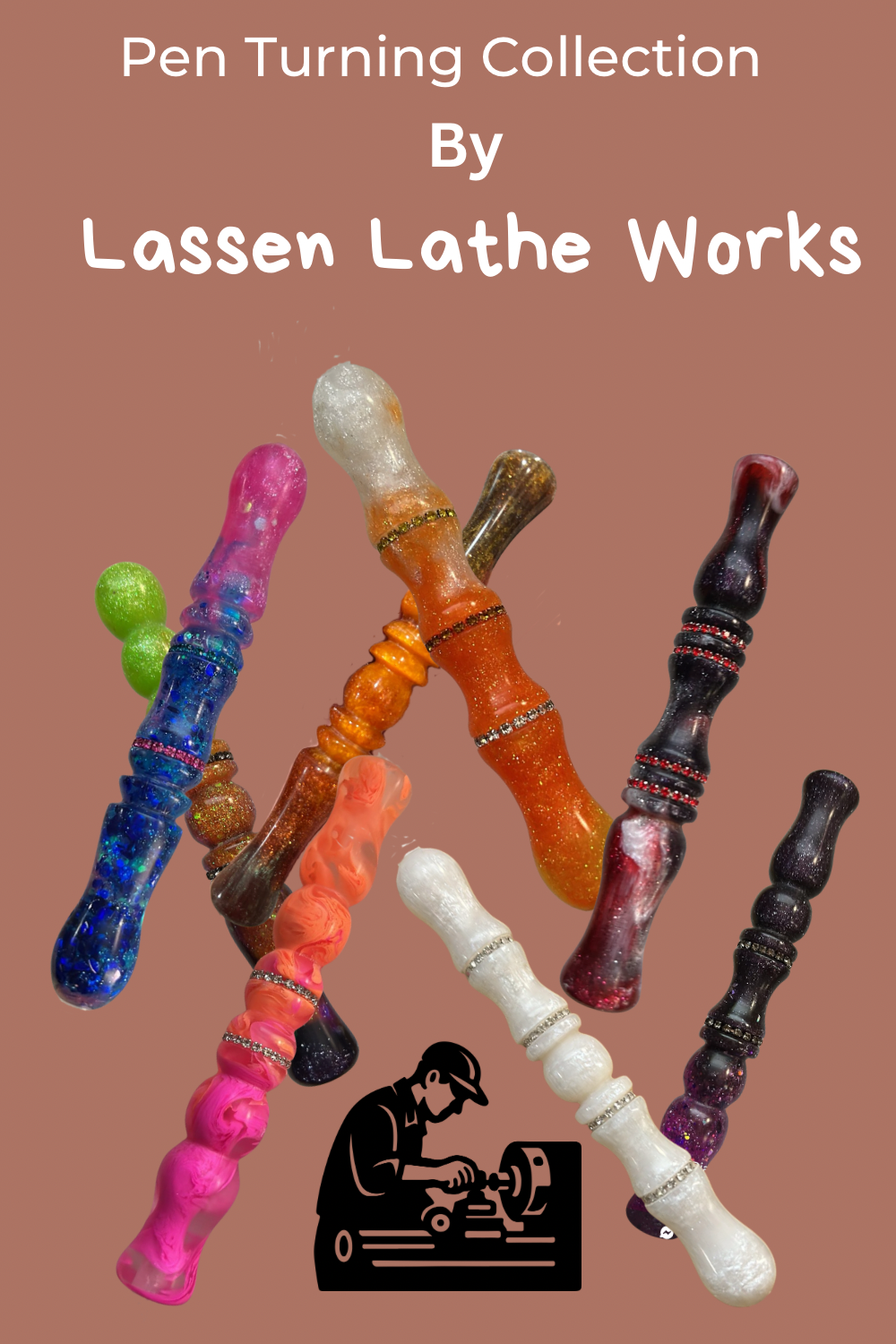 Lassen Lathe Works Turning Service for Pen Blanks - Must Purchase a Blank from This Shop First