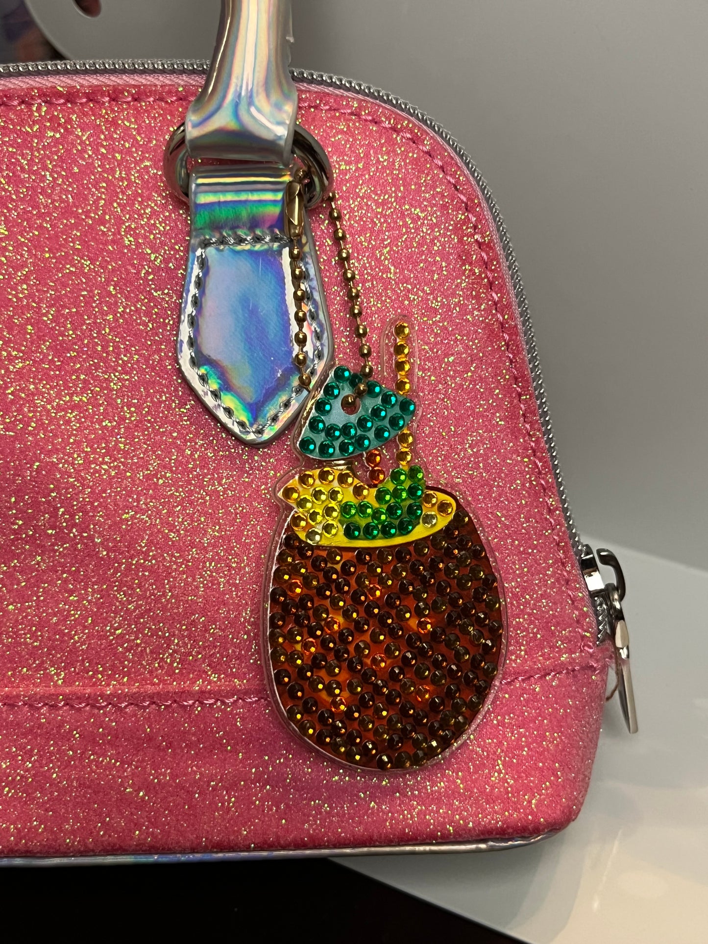 Pineapple Drink Keychain
