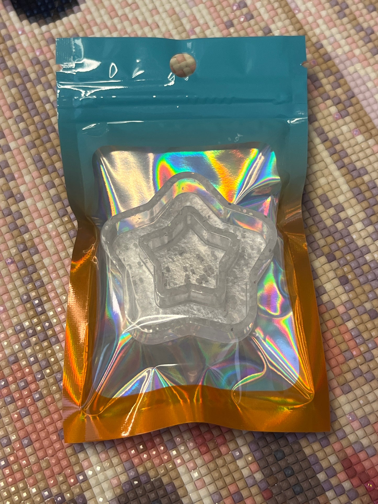 Resin White Star Trash Tray Cover Minder