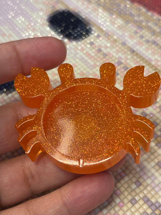 Resin Crab Trash Tray Cover Minder