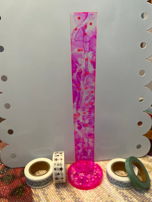 Resin Pink Washi Tape Holder – “Display Your Creativity in Style!”