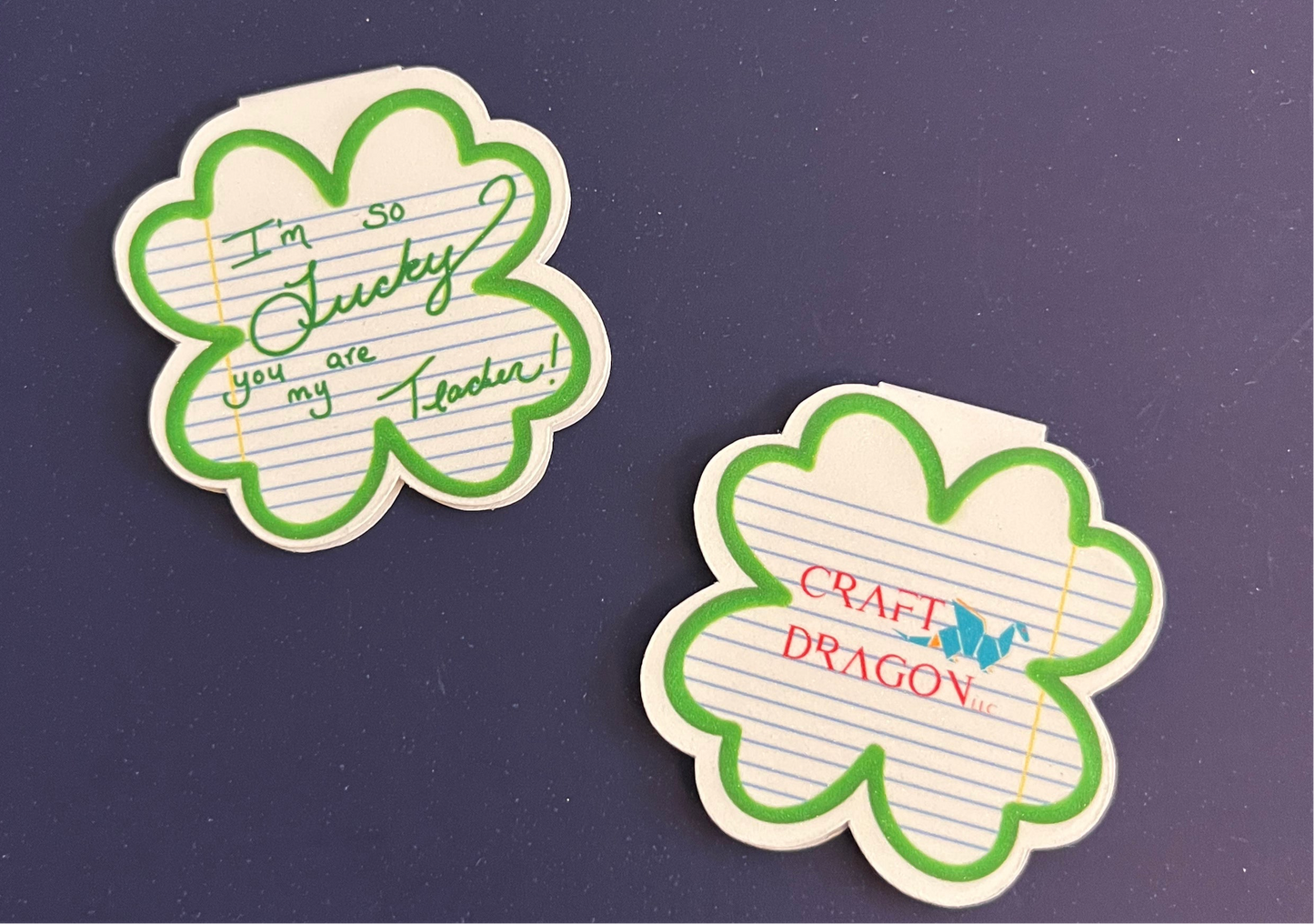 Lucky Teacher Magnetic Bookmark