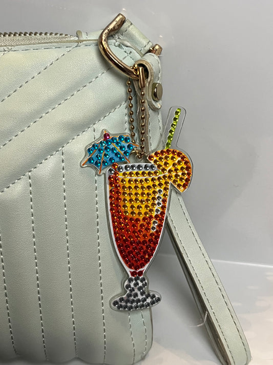 Umbrella Drink Keychain