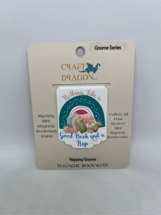 ✨CLEARANCE: Napping Gnome Magnetic Bookmark – Limited Quantity!✨