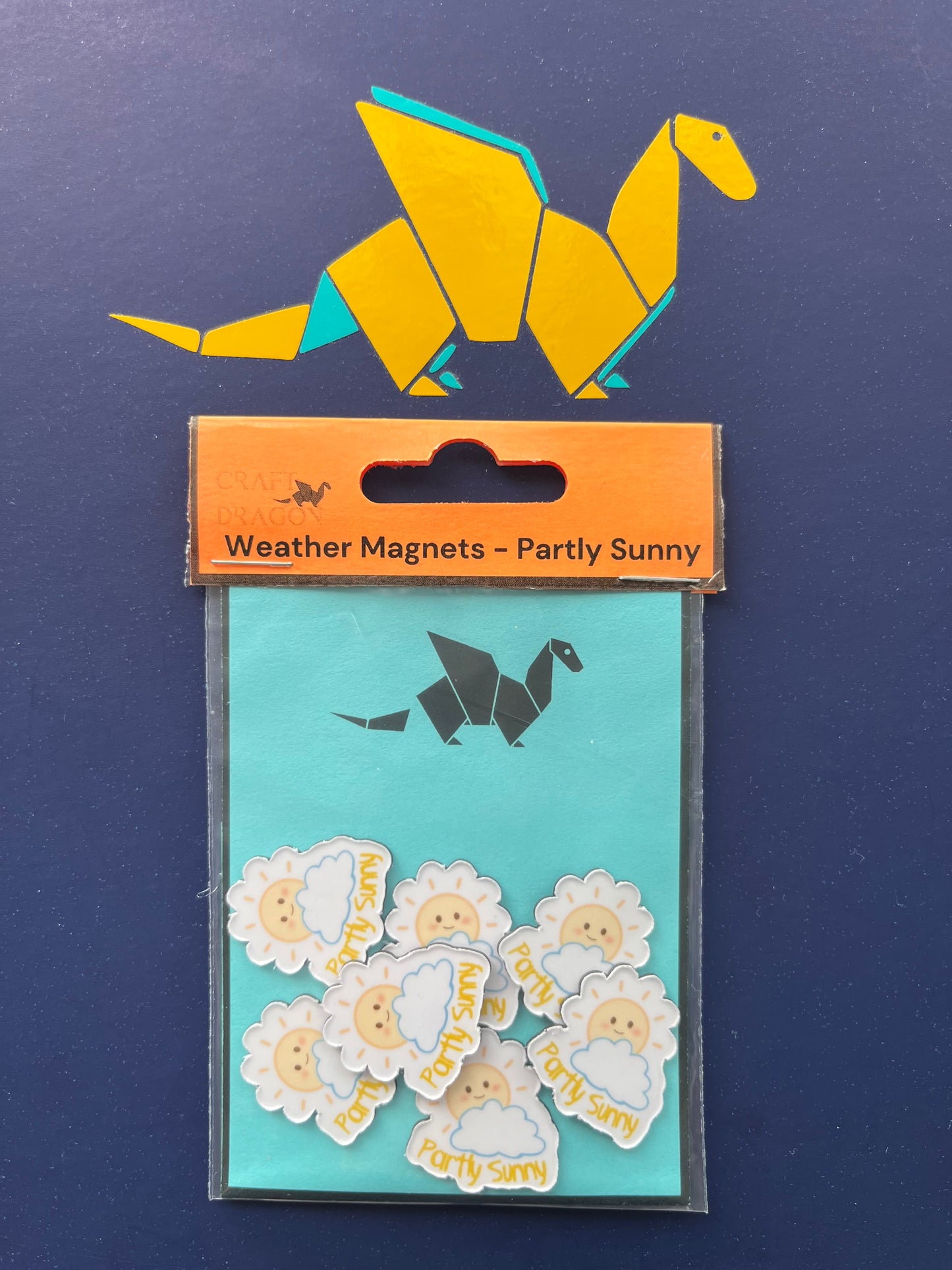 Weather Magnet Set β Partly Sunny