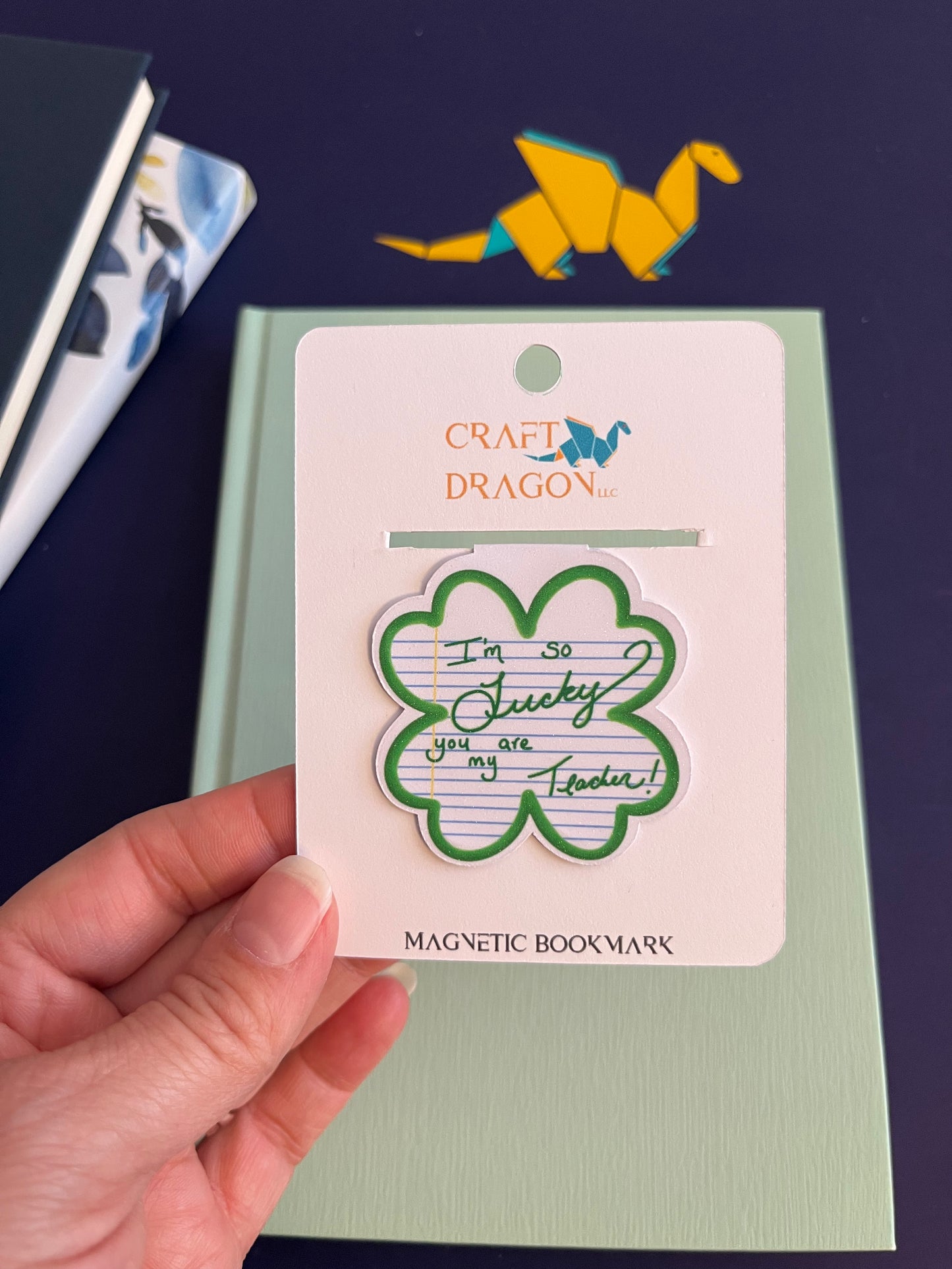 Lucky Teacher Magnetic Bookmark