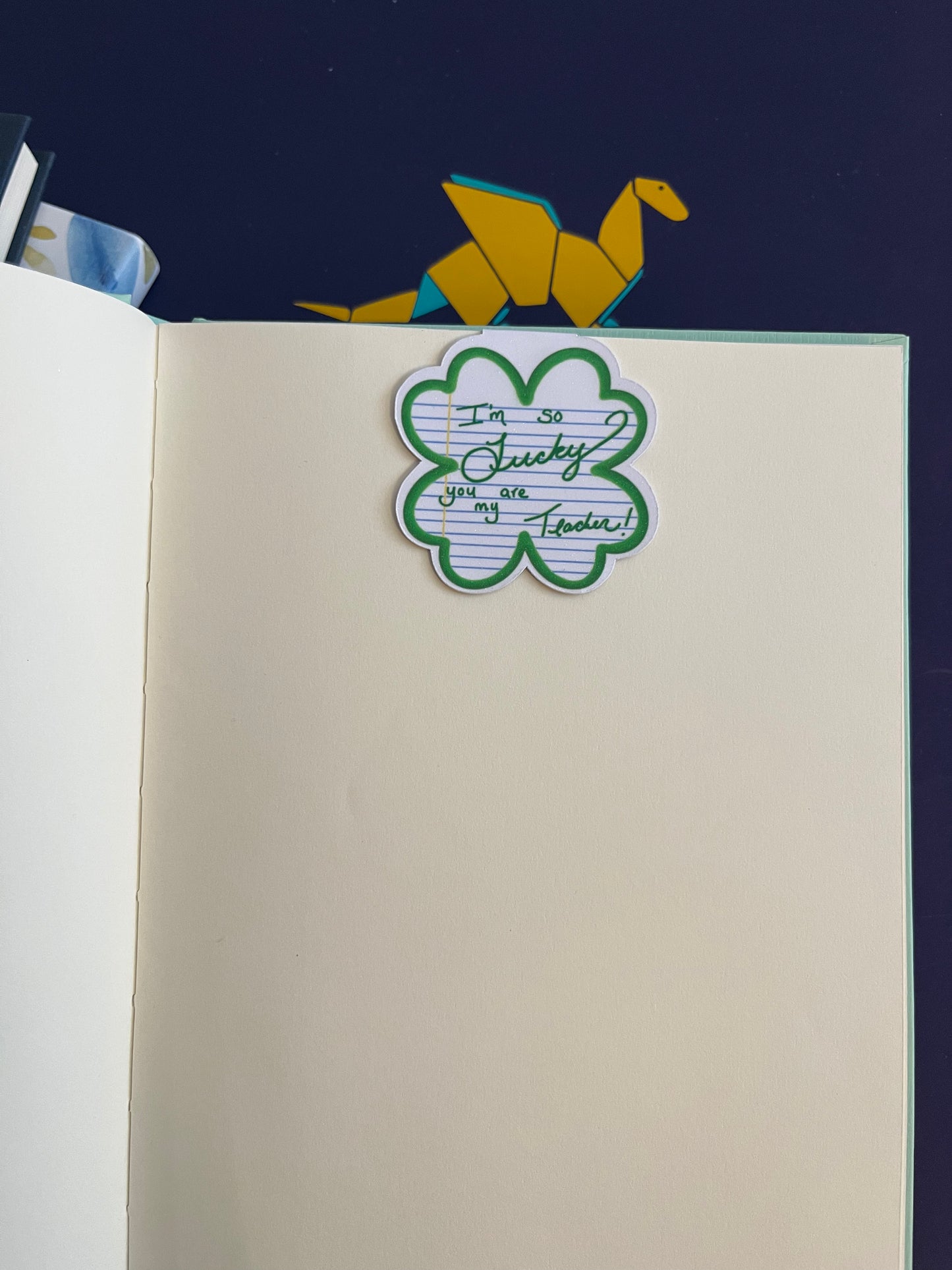 Lucky Teacher Magnetic Bookmark