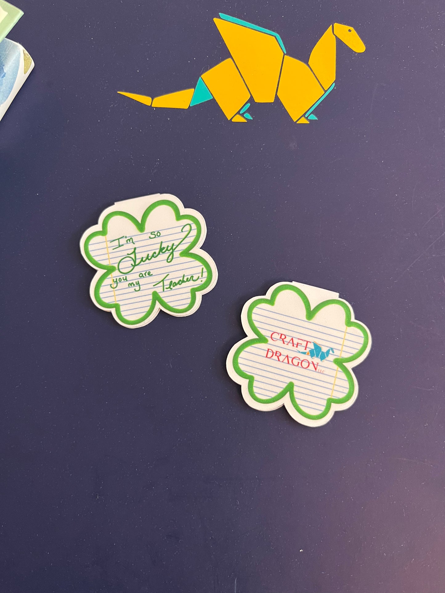 Lucky Teacher Magnetic Bookmark