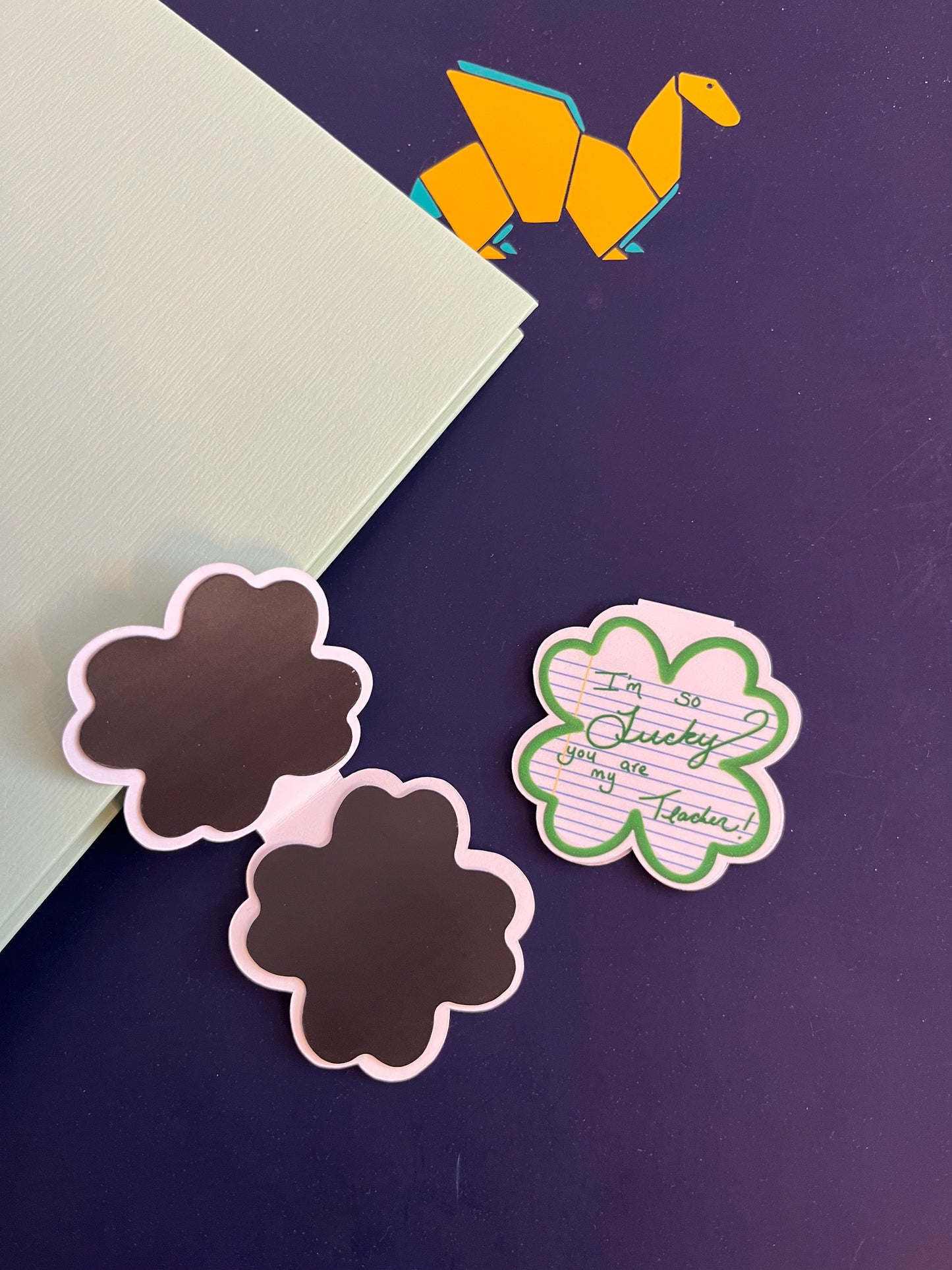 Lucky Teacher Magnetic Bookmark