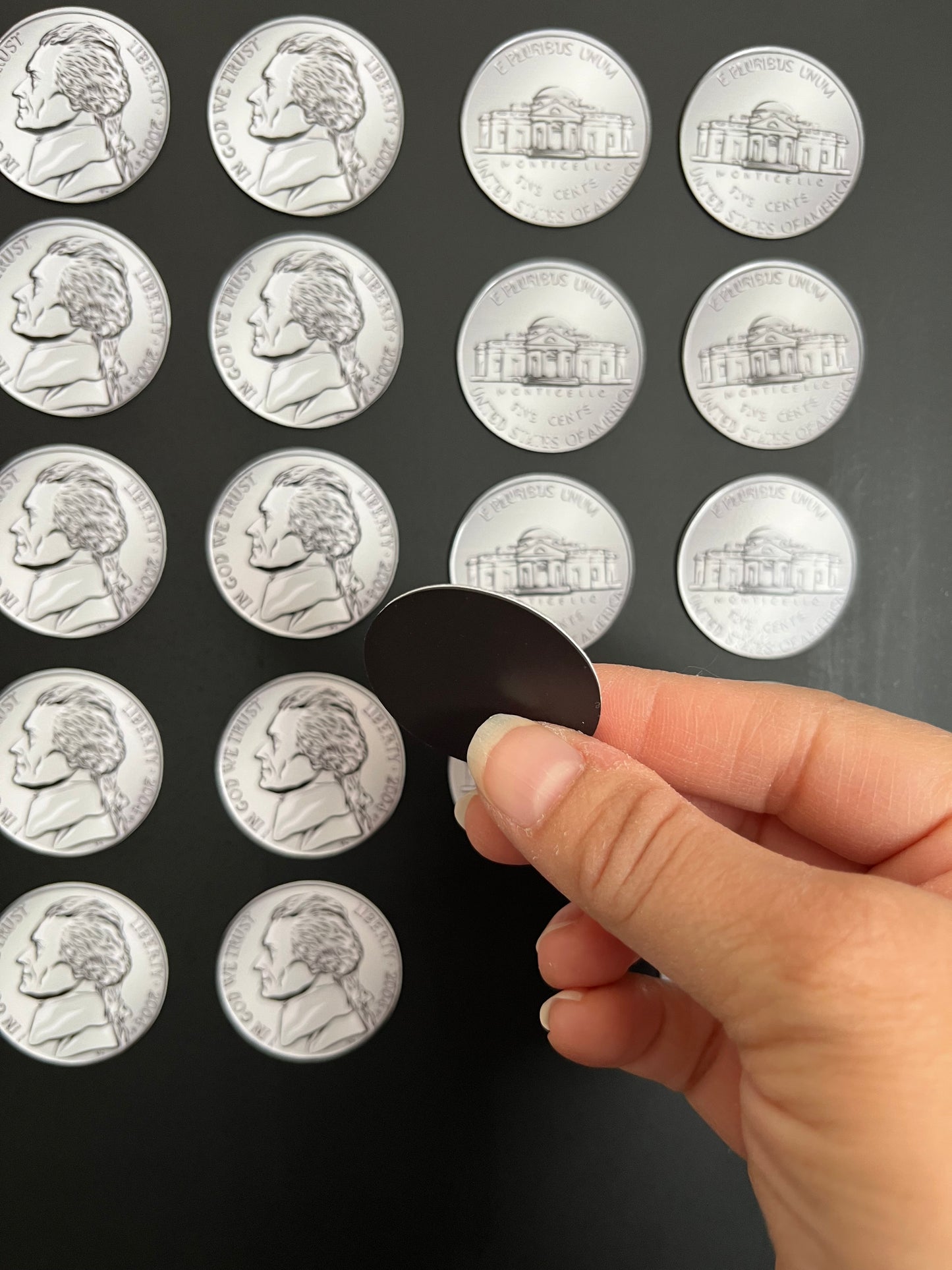 Make Learning Money Fun! | Magnetic Teaching Coins for Kids – Quarters, Nickels, Dimes & Pennies