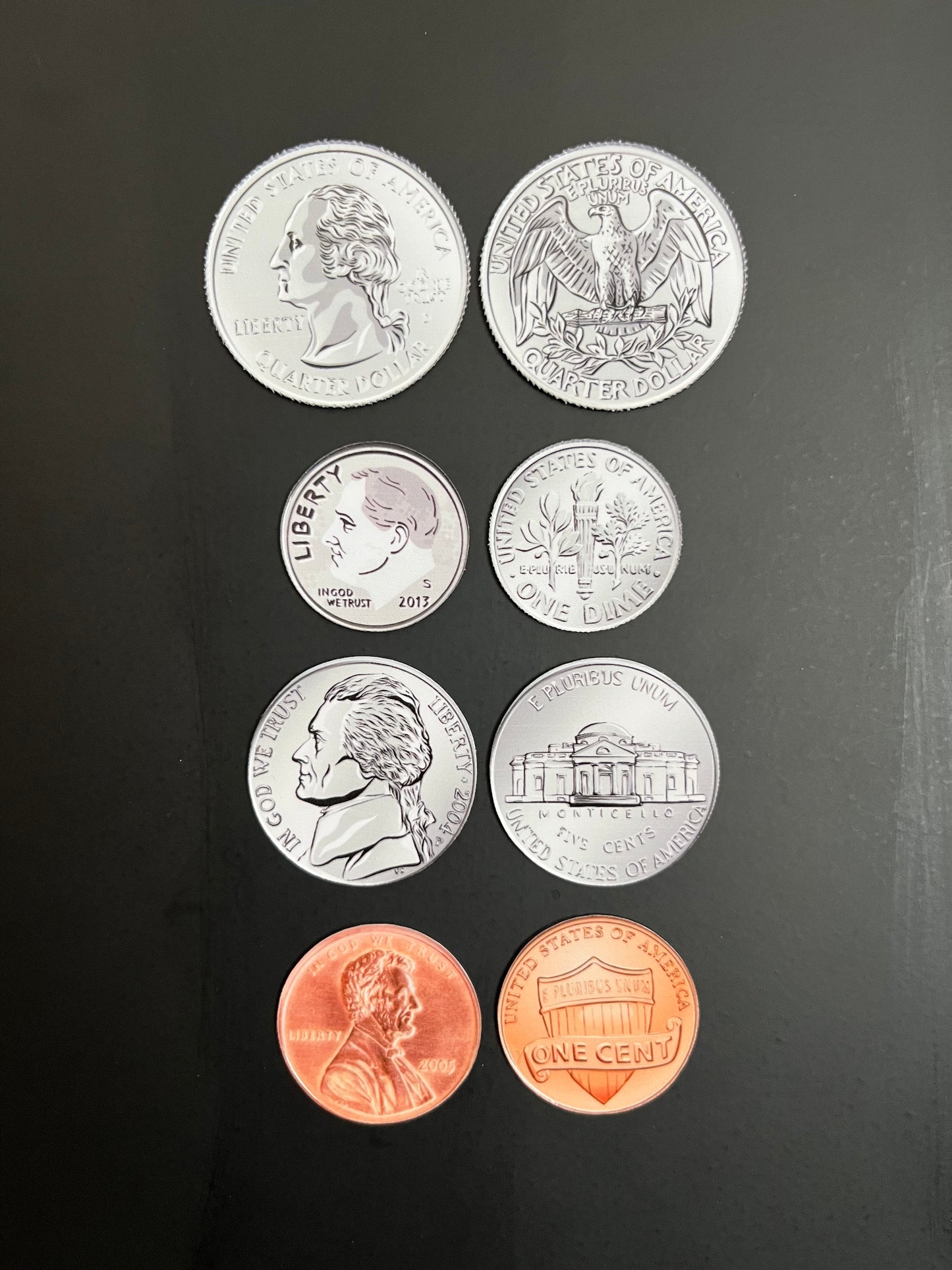 Make Learning Money Fun! | Magnetic Teaching Coins for Kids – Quarters, Nickels, Dimes & Pennies