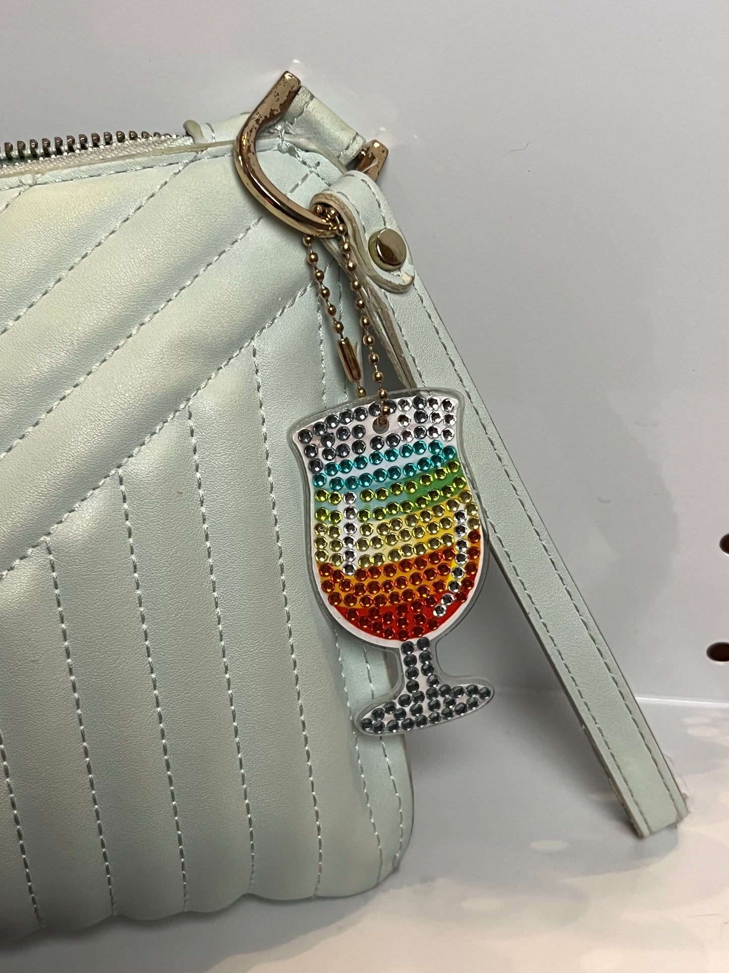 Rainbow Drink Keychain