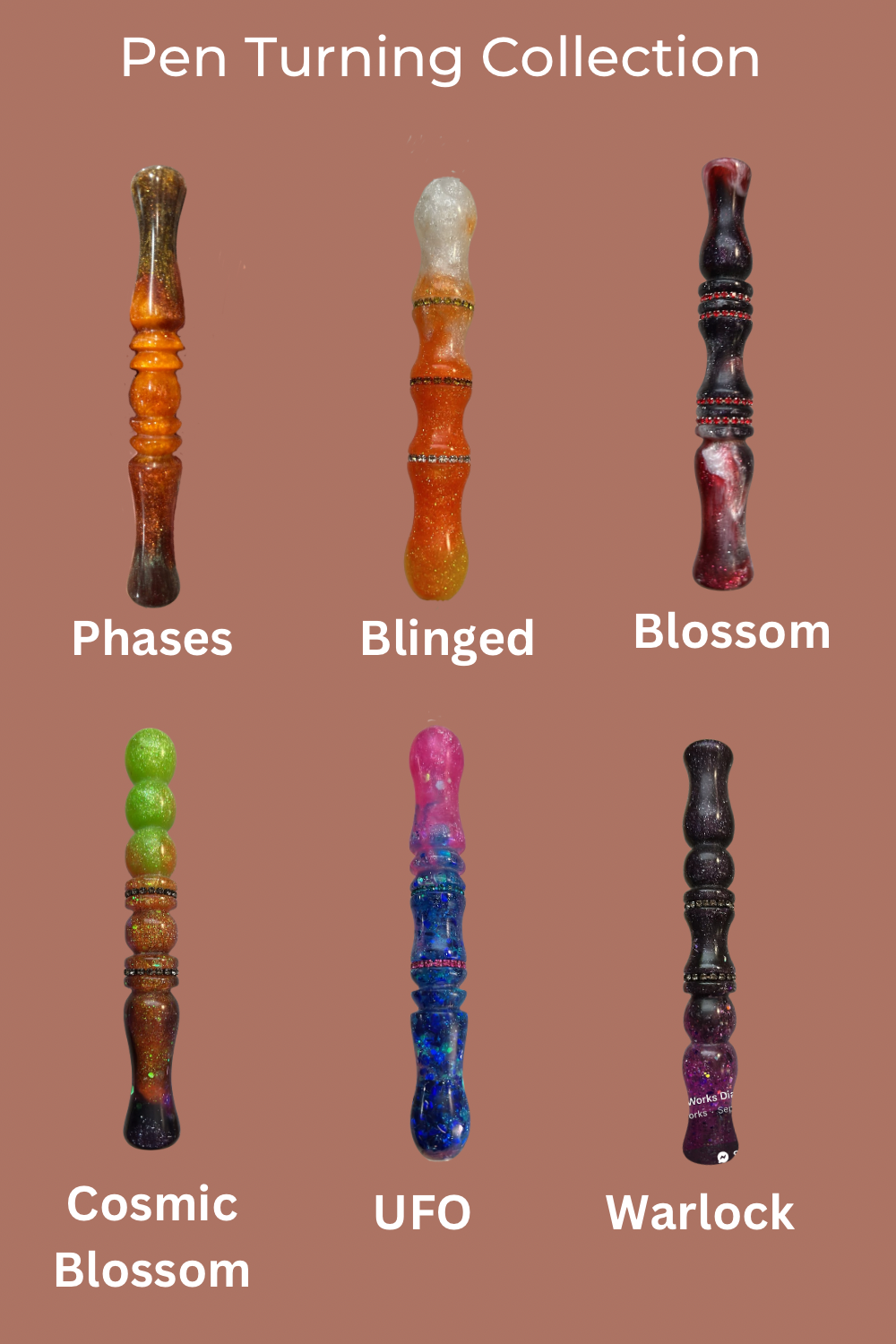 Lassen Lathe Works Turning Service for Pen Blanks - Must Purchase a Blank from This Shop First