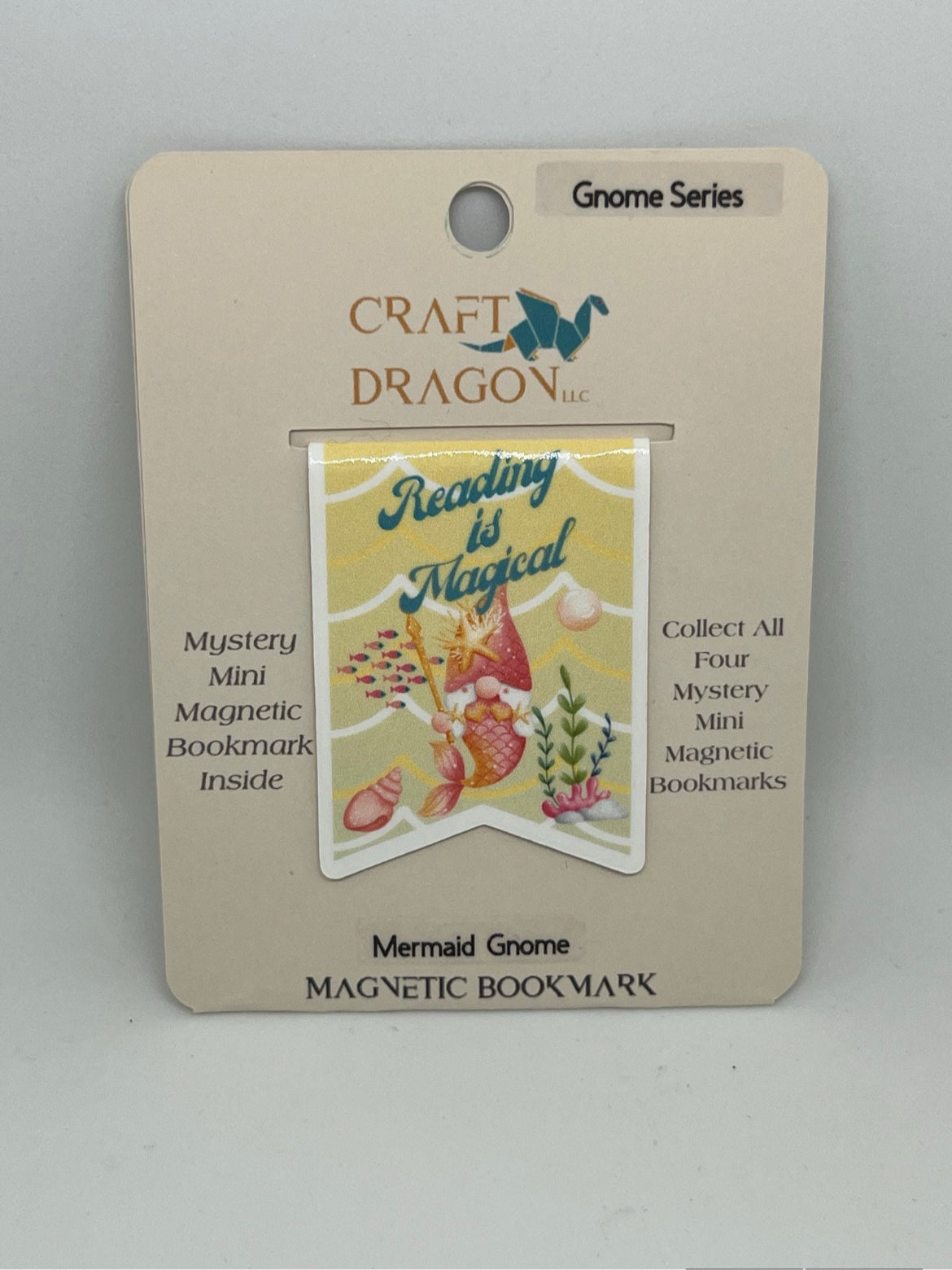 ✨CLEARANCE: Mermaid Gnome Magnetic Bookmark – Limited Quantity!✨