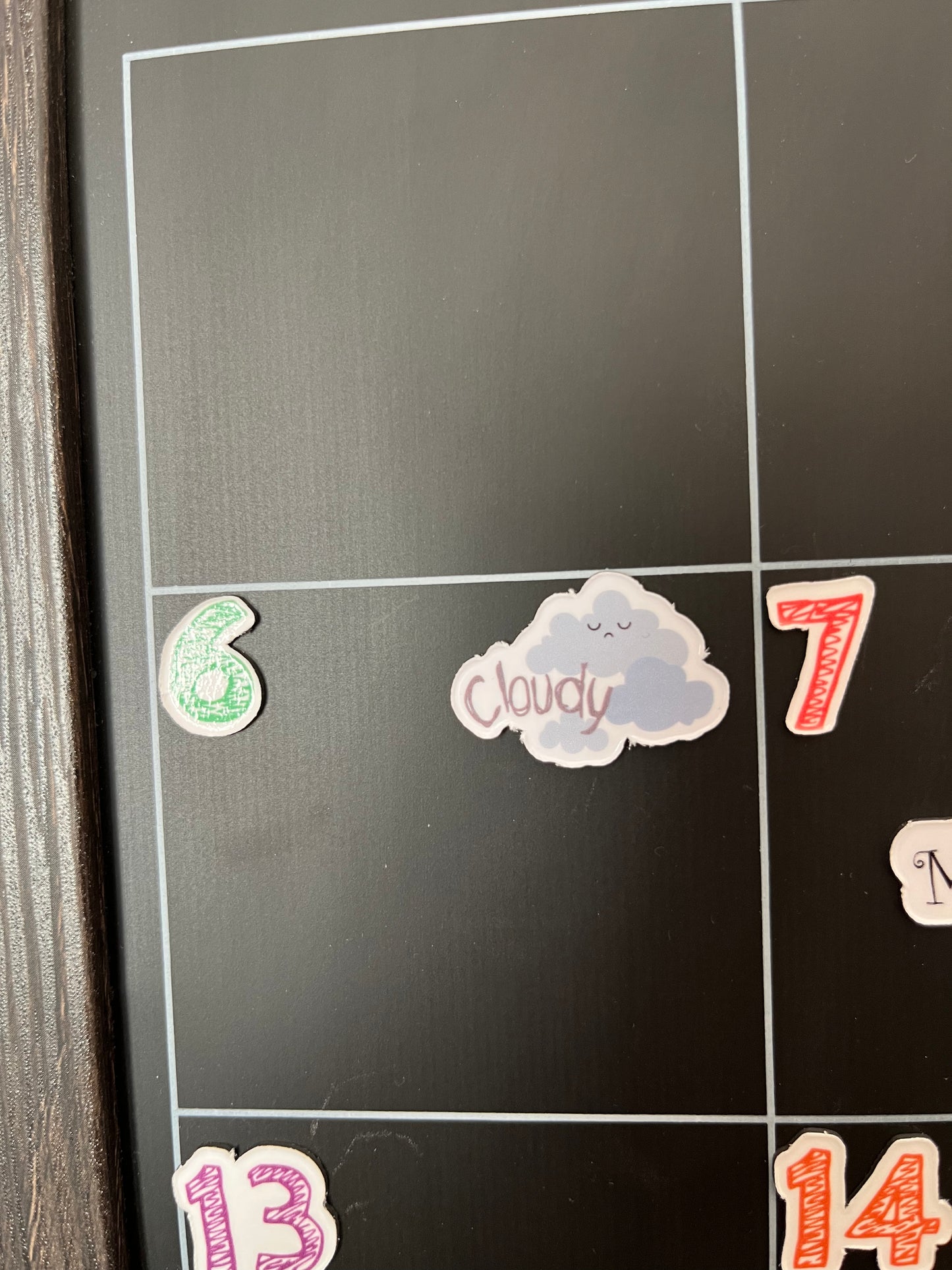 Weather Magnet Set – Cloudy