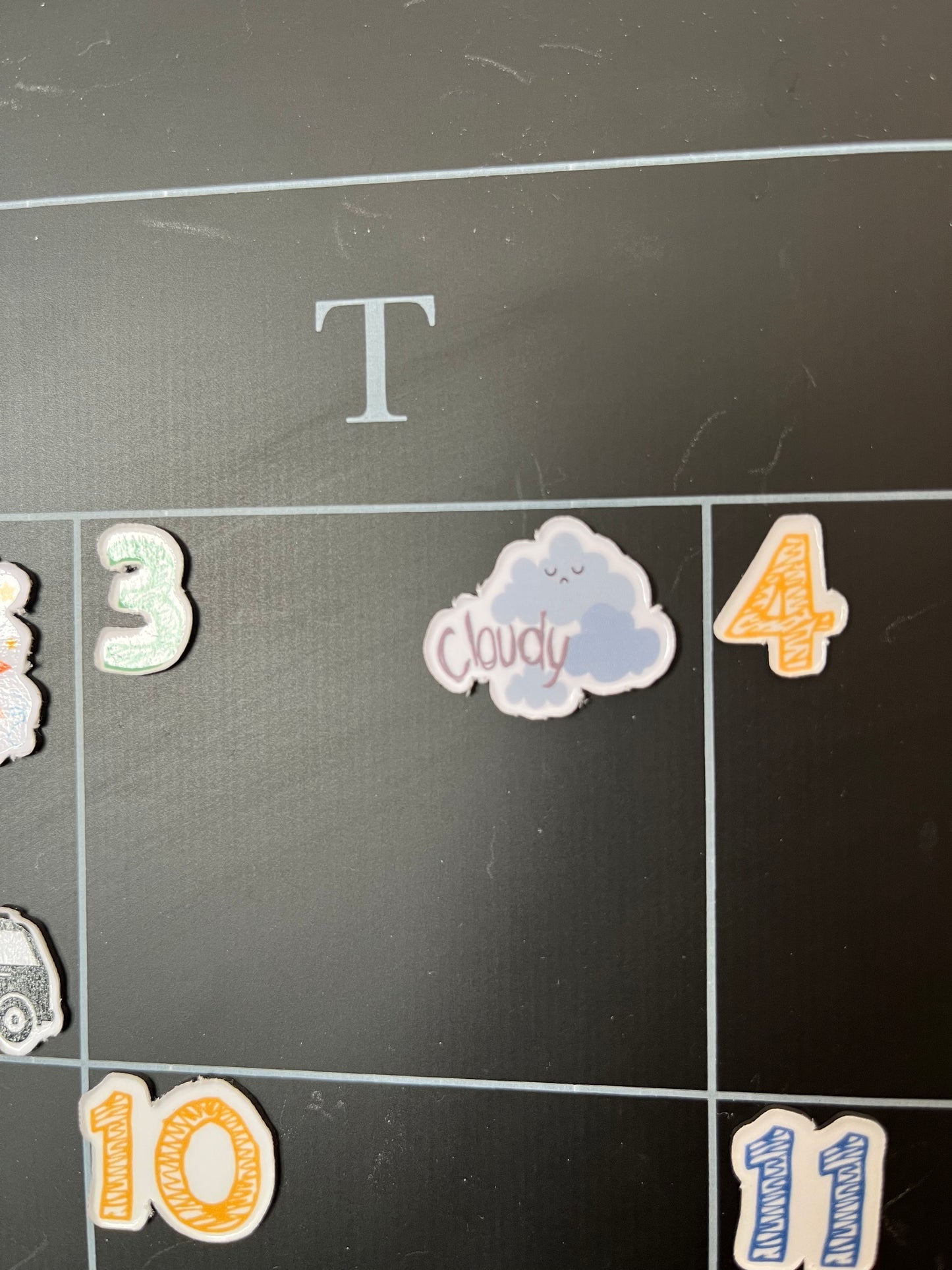 Weather Magnet Set – Cloudy