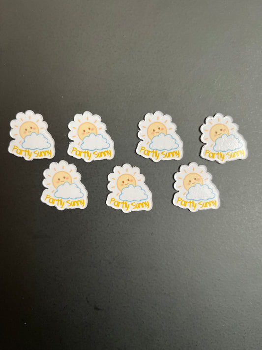 Weather Magnet Set – Partly Sunny