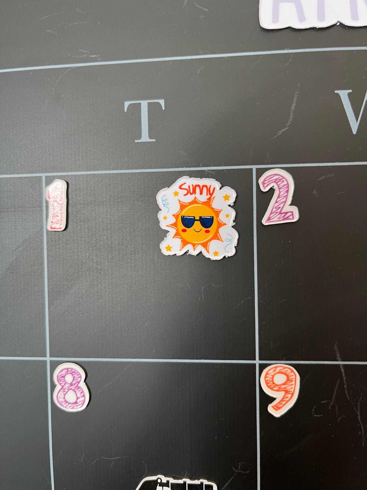 Weather Magnet Set – Sunny