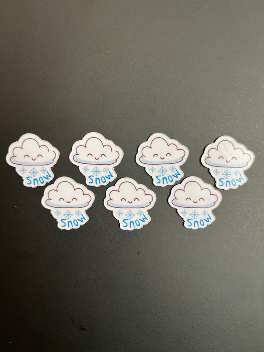 Weather Magnet Set – Snow
