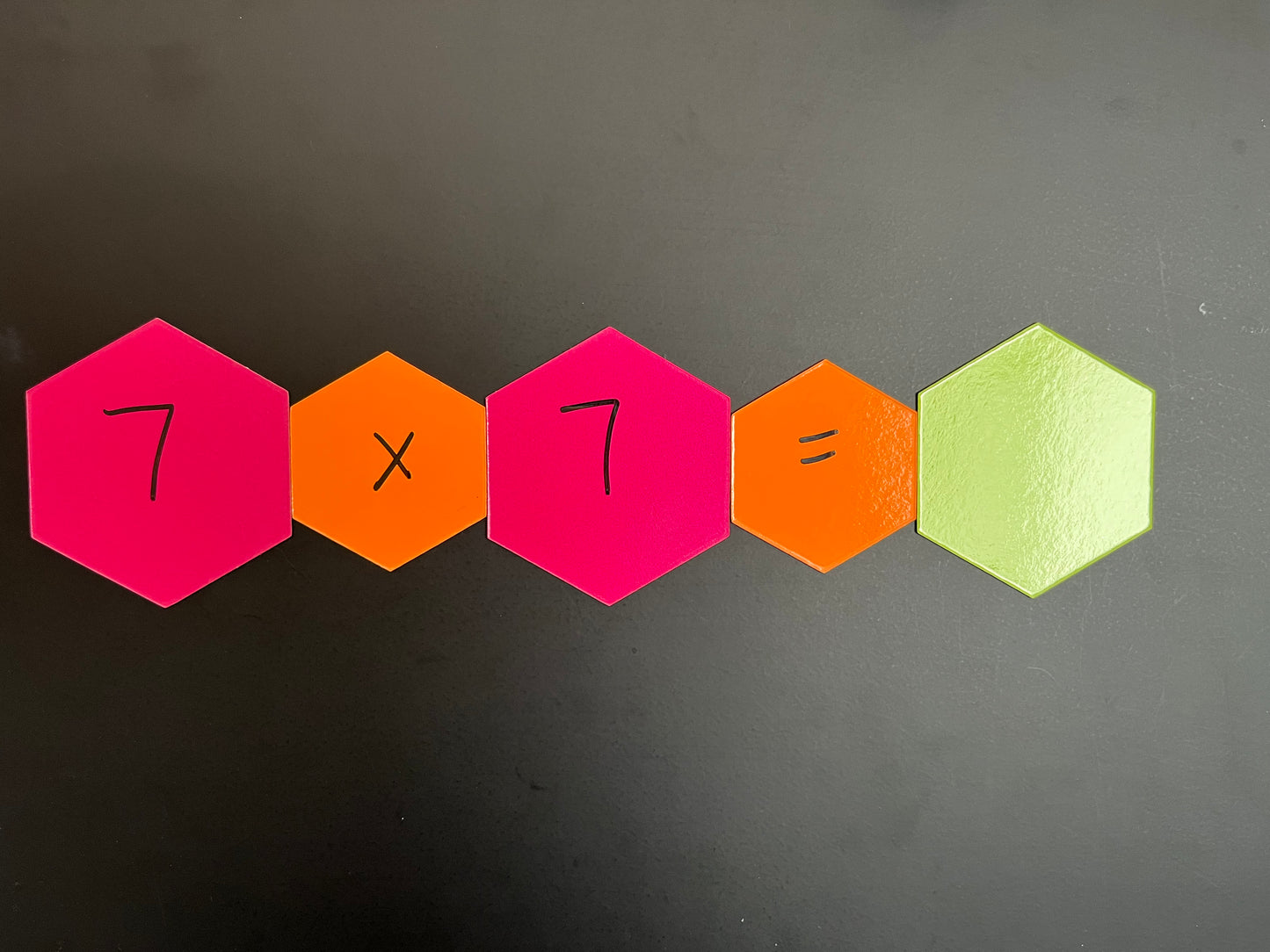 Dry Erase Hexagon Magnet Set – Colorful, Functional, and Fun! COMPLETE SET OF 16