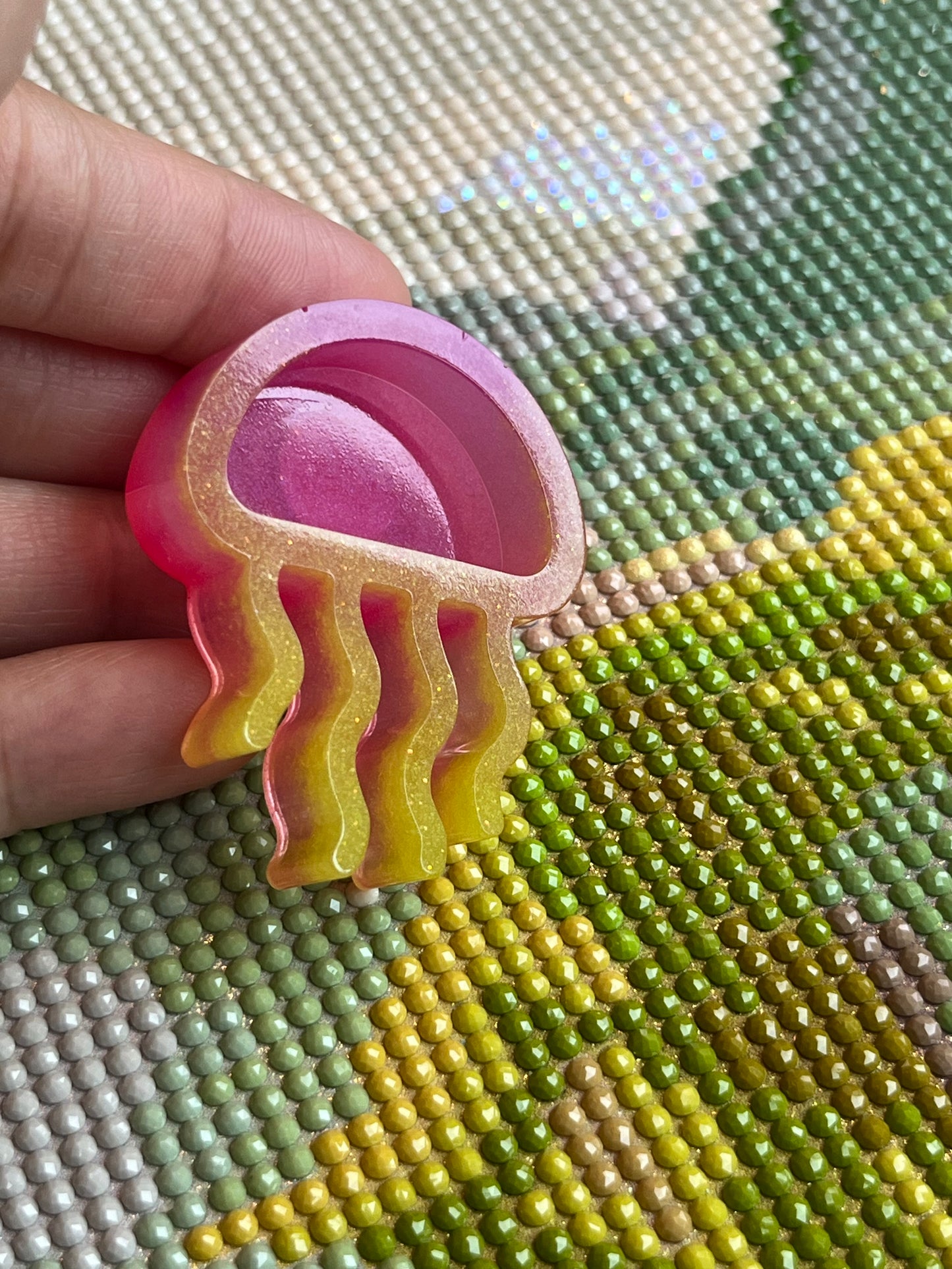 Glow Jellyfish Trash Tray Cover Minder