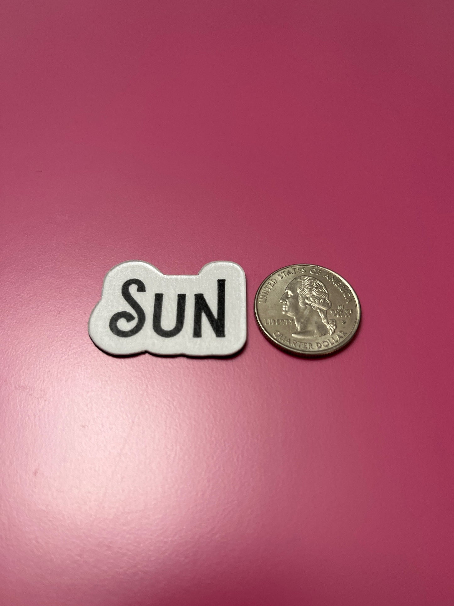 Magnetic Three Letter Days of the Week // Calendar Days Sunday through Saturday Magnets // Planner Magnets 2 sizes