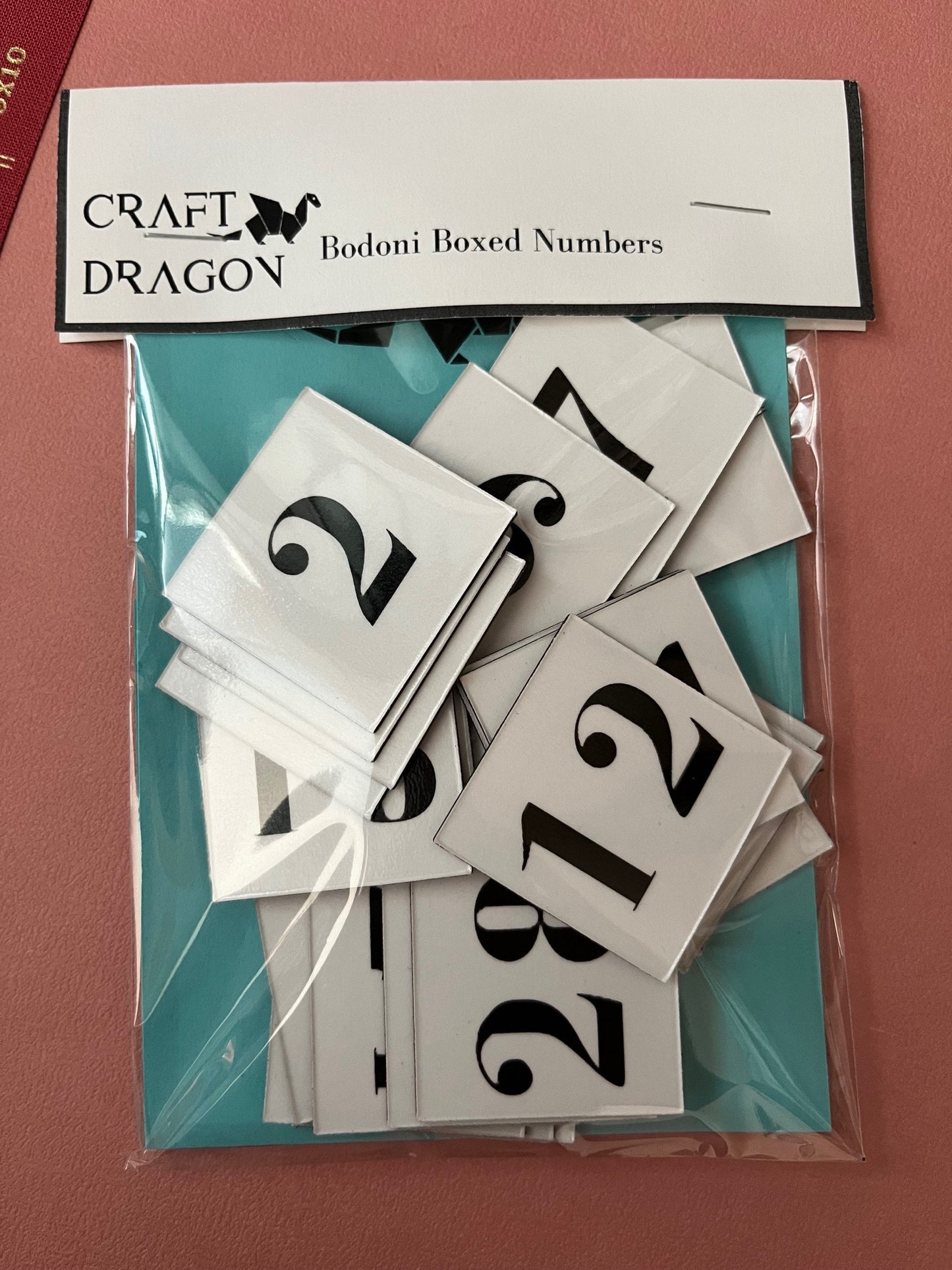 Bodoni Boxed Number Magnets for Magnetic Calendar // Best Seller Magnet Number