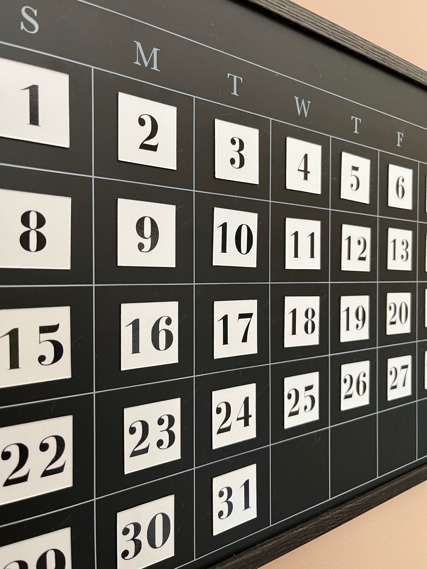 Bodoni Boxed Number Magnets for Magnetic Calendar // Best Seller Magnet Number